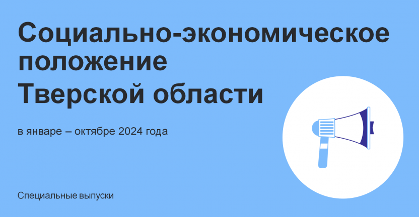 Социально-экономическое положение Тверской области в январе-октябре 2024 года